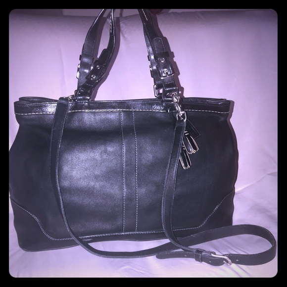 Coach Handbags - COACH Whiskey Leather XL Tote/Travel/Diaper Bag